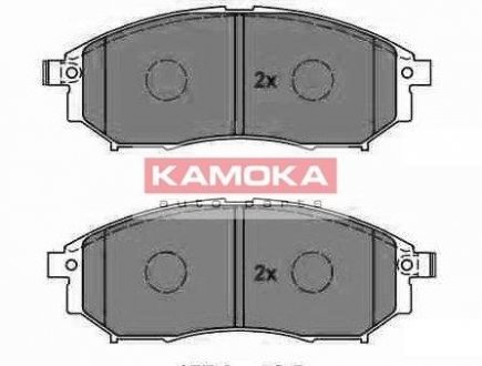 Комплект тормозных колодок, дисковый тормоз KAMOKA JQ1013994 (фото 1)