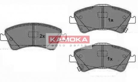 Комплект тормозных колодок, дисковый тормоз KAMOKA JQ1018094 (фото 1)