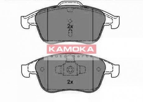 Комплект тормозных колодок, дисковый тормоз KAMOKA JQ1018136