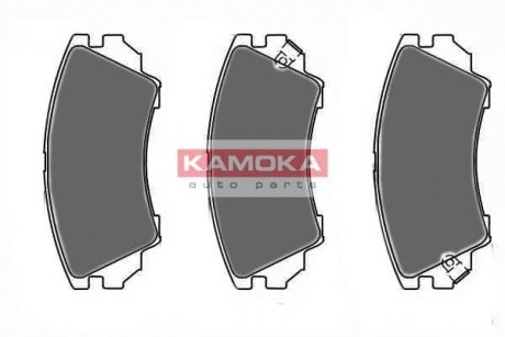 Гальмівні колодки, дискове гальмо (набір) KAMOKA JQ1018414 (фото 1)