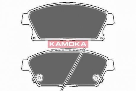 Комплект тормозных колодок, дисковый тормоз KAMOKA JQ1018528 (фото 1)
