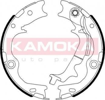 Комлект тормозных накладок KAMOKA JQ212056 (фото 1)