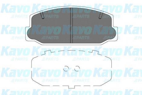 Комплект тормозных колодок KAVO KBP-9126