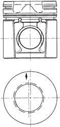 Поршень KOLBENSCHMIDT 40234620