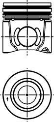 Поршень KOLBENSCHMIDT 40352600 (фото 1)