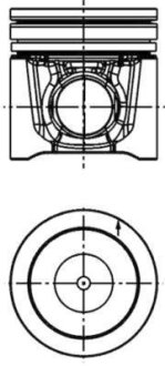 Поршень (діаметр 105,5мм, +0,50) CATERPILLAR KOLBENSCHMIDT 40991610