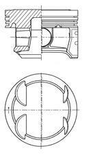 Поршень 73,9 (+0,50) OPEL ADAM, CORSA D, CORSA D/HATCHBACK, CORSA E, CORSA E/HATCHBACK 1.2/1.2LPG 12.09- KOLBENSCHMIDT 41006620