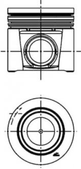 Поршень двигуна FIAT 88,00 Multijet 2,3 D KOLBENSCHMIDT 41707600 (фото 1)