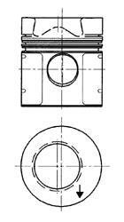 Поршень KOLBENSCHMIDT 91598600