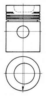Ремонтный комплект, поршень / гильза цилиндра KOLBENSCHMIDT 92085961