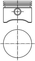 Поршень двигуна KOLBENSCHMIDT 94132720
