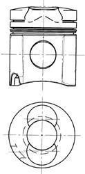 Поршень двигуна KOLBENSCHMIDT 94452600