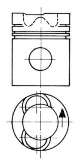 Поршень KOLBENSCHMIDT 94724700 (фото 1)