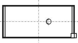 Вкладиш шатунний KOLBENSCHMIDT CB-2004A 0.50