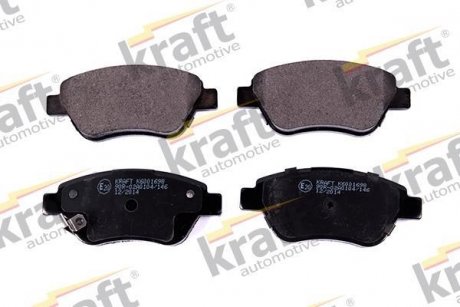 Комплект тормозных колодок, дисковый тормоз KRAFT 6001698
