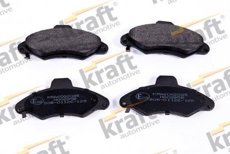Комплект тормозных колодок, дисковый тормоз KRAFT 6002085