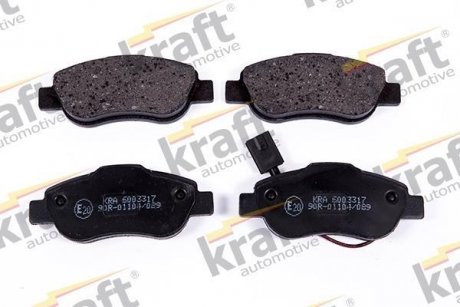 Гальмівні колодки дискові 24072 KRAFT 6003317