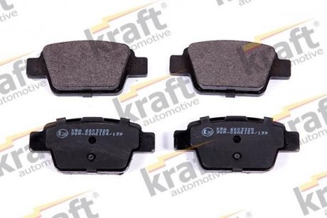 Комплект тормозных колодок, дисковый тормоз KRAFT 6003325