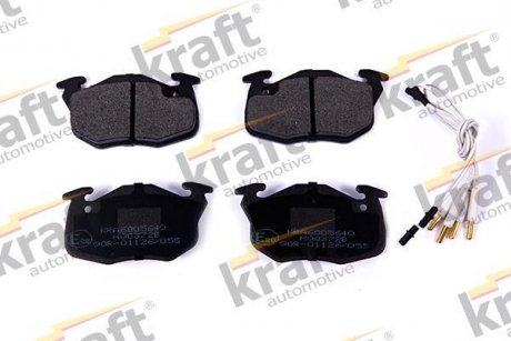 Комплект тормозных колодок, дисковый тормоз KRAFT 6005640