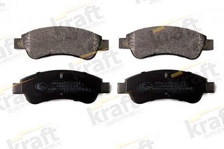 Гальмівні колодки дискові KRAFT 6006051