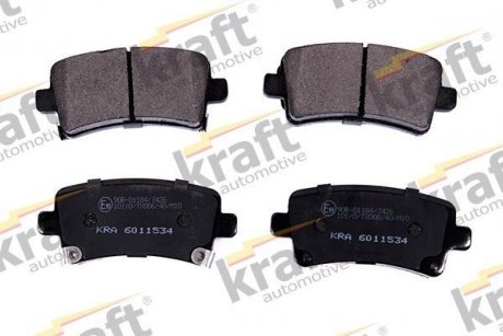 Гальмівні колодки дискові 24421/24422 KRAFT 6011534