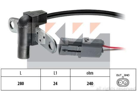 Датчик положення коленвалу KW 453 023