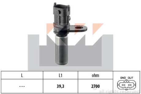 Датчик положения коленвала KW 453 288