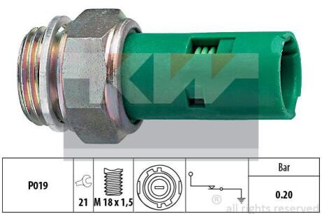 Датчик давления масла KW 500 110