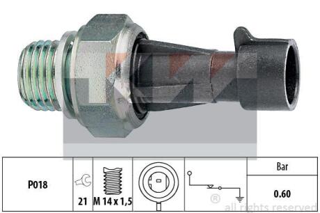 Датчик тиску оливи KW 500 129