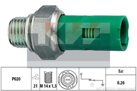 Датчик давления масла KW 500 131