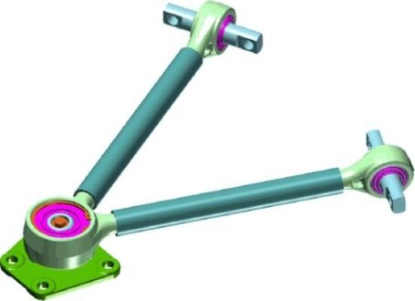 Променева тяга підвіски DAF, L=609 mm LEMFORDER 42287 01