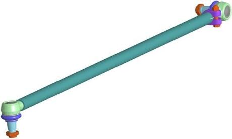 Поздовжня рульова тяга MAN, L=910 mm LEMFORDER 42585 01