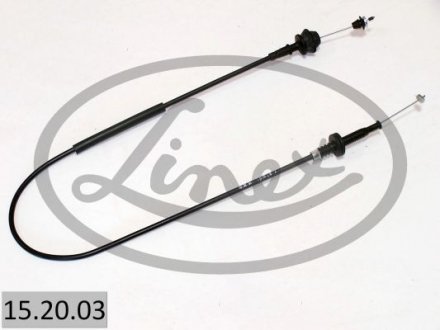 LINKA GAZU FORD FIESTA 1,1 89- LINEX 15.20.03 (фото 1)