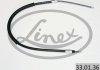 Трос ручного тормоза LINEX 330136 (фото 2)