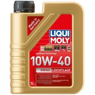 Моторна олія Diesel Leichtlauf 10W-40 напівсинтетична 1 л LIQUI MOLY 1386
