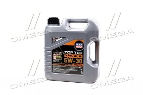 Моторна олія Top Tec 4200 5W-30 синтетична 4 л LIQUI MOLY 3715