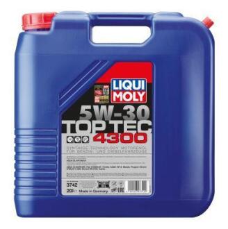 Моторна олія Top Tec 4300 5W-30 синтетична 20 л LIQUI MOLY 3742