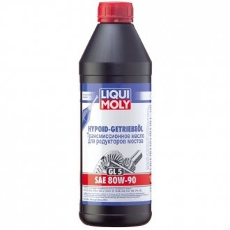 ОЛИВА ТРАНСМІСІЙНА HYPOID-GETRIEBEOIL GL5 80W-90 1Л LIQUI MOLY 3924