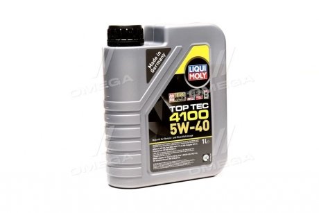 Моторное масло Top Tec 4100 5W-40 синтетическое 1 л LIQUI MOLY 7500 (фото 1)