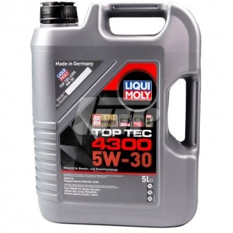 Моторна олія Top Tec 4300 5W-30 синтетична 5 л LIQUI MOLY 8031