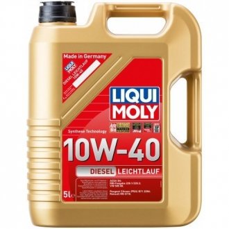 Моторна олія Diesel Leichtlauf 10W-40 напівсинтетична 5 л LIQUI MOLY 8034