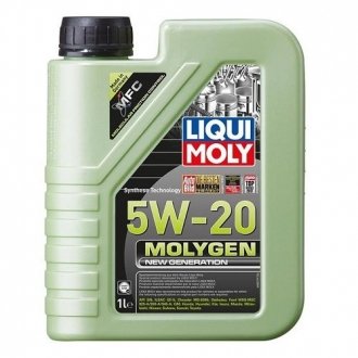 Моторное масло Molygen New Generation 5W-20 синтетическое 1 л LIQUI MOLY 8539 (фото 1)