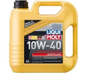 Моторное масло Leichtlauf 10W-40 полусинтетическое 4 л LIQUI MOLY 9501 (фото 1)