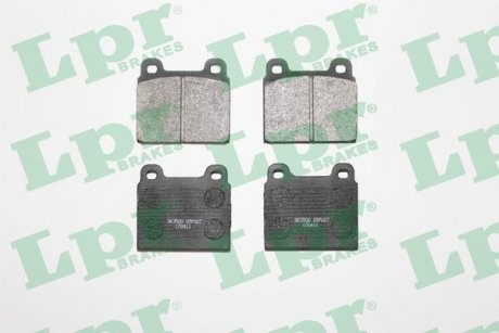 Тормозные колодки, дисковый тормоз (набор) LPR 05P027 (фото 1)