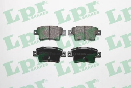 Колодки тормозные дисковые задние Fiat Grande Punto 05- LPR 05P1224