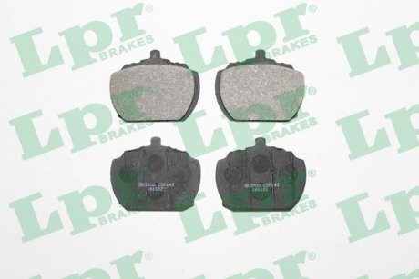 Комплект тормозных колодок, дисковый тормоз LPR 05P143