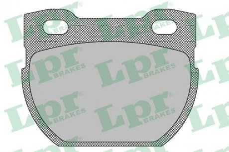 Тормозные колодки, дисковый тормоз (набор) LPR 05P1441 (фото 1)