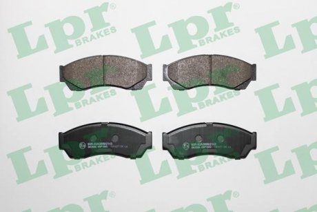 Тормозные колодки, дисковый тормоз (набор) LPR 05P1553 (фото 1)
