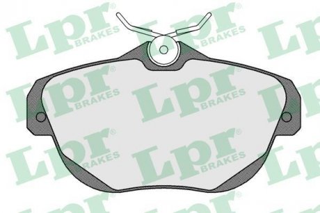 Тормозные колодки, дисковый тормоз (набор) LPR 05P1603 (фото 1)