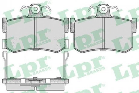 Тормозные колодки, дисковый тормоз (набор) LPR 05P654